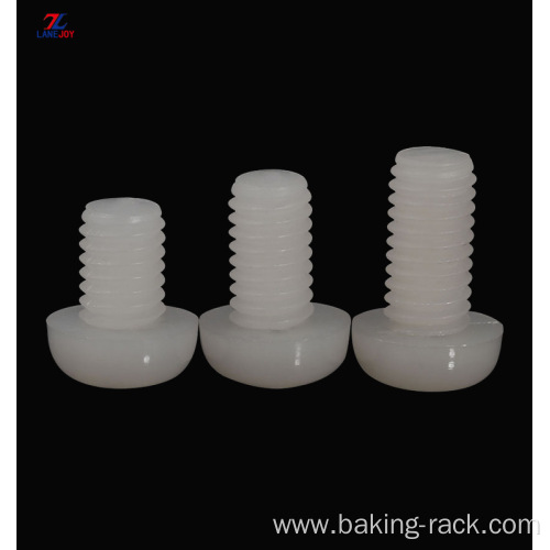 M8 M10 white nylon plastic machine screw